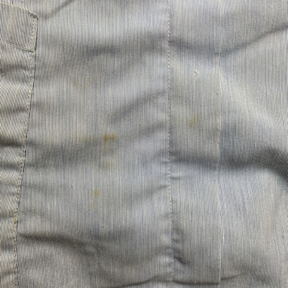 Vintage American Red Cross Volunteer  Dress L Blue White Uniform Stripe 1940s - Picture 6 of 14